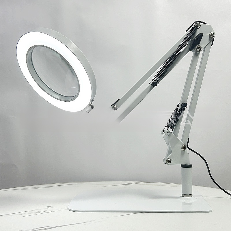 Lámpara de lupa plegable para trabajos de mantenimiento JMY, lámpara de estudio para lectura 