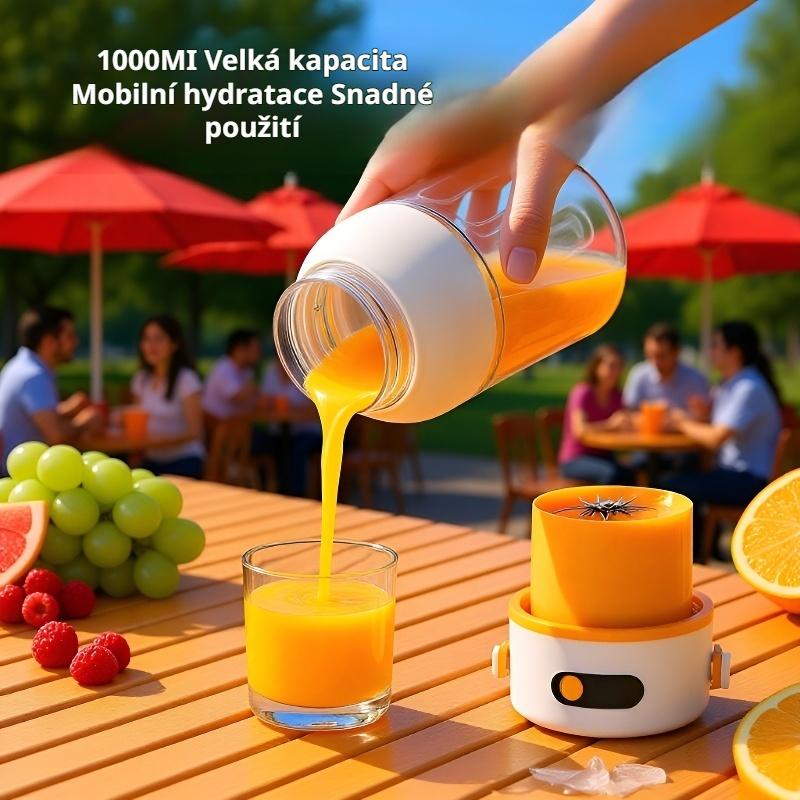 Nový přenosný multifunkční mixér a drtič ledu