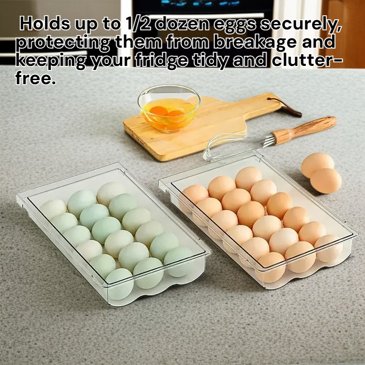 Refrigerator Drawer Egg Tray, Egg Storage Box, Kitchen Fresh Egg Rack