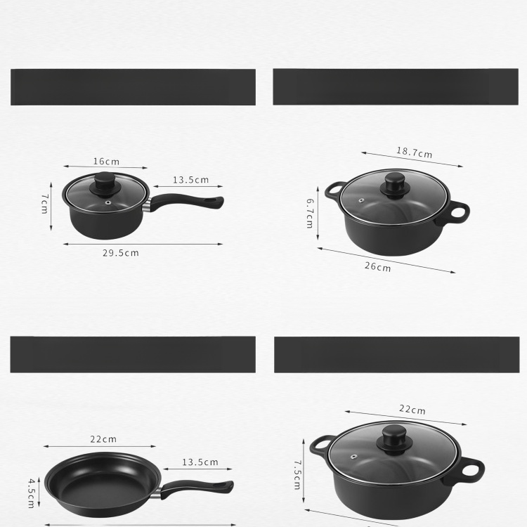13-teiliges Antihaft-Kochgeschirr-Set