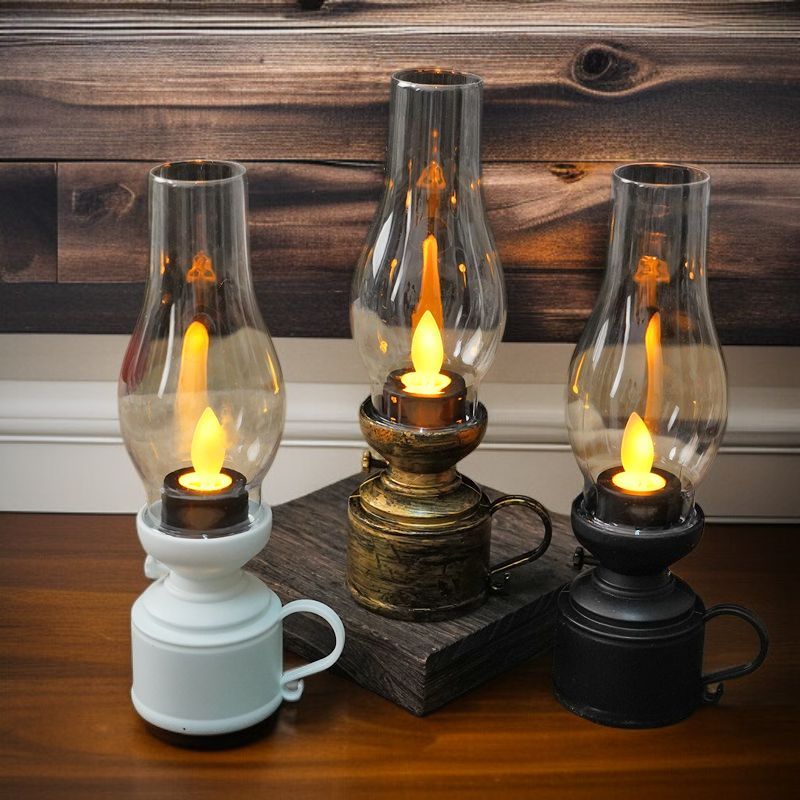 고풍스러운 디자인의 등유 램프