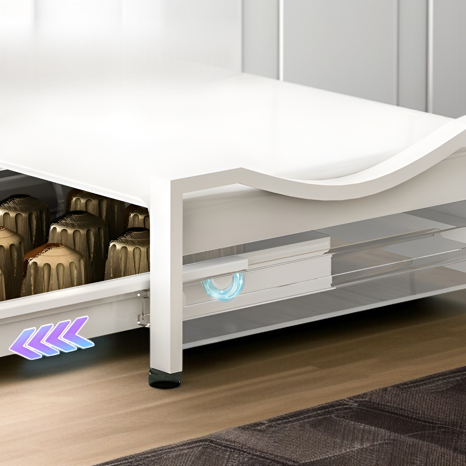 Kaffeeregal für Kaffeekapseln und Zubehör