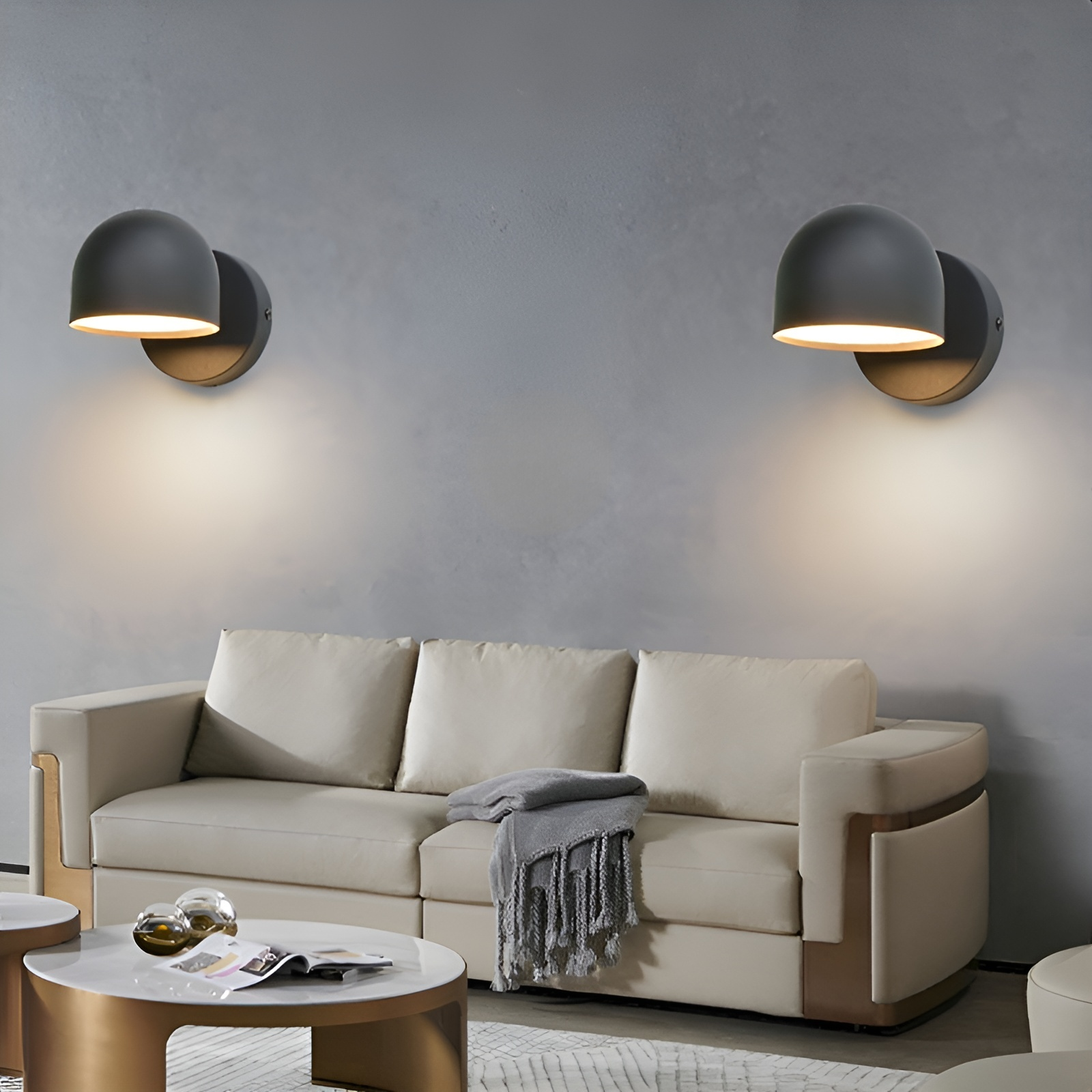 現代室內壁燈智能觸摸無極調光