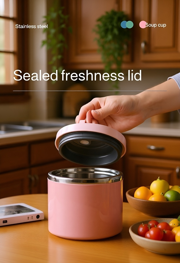 Stainless Steel Lunch Box for travel and outdoor use