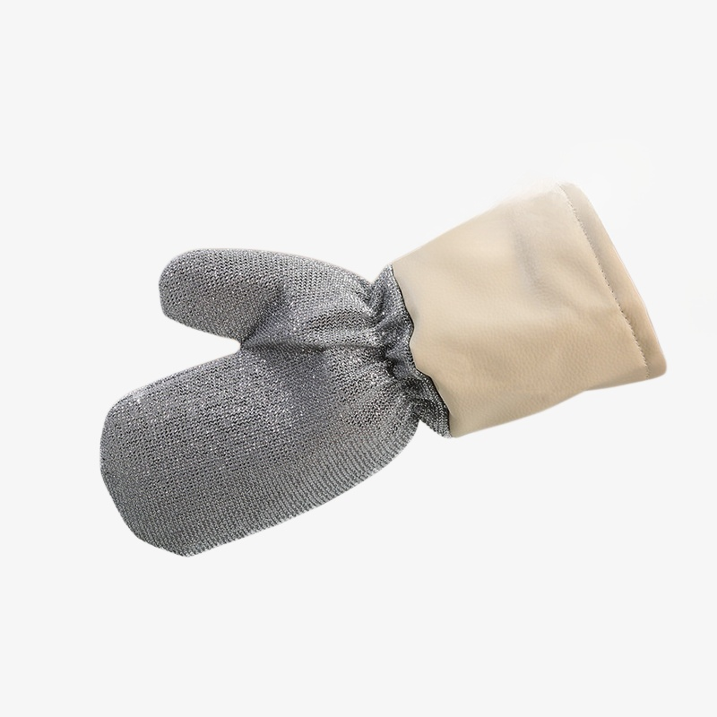 Long Thick Waterproof Heat-Resistant Wire Gloves for Dishwashing and Oil Stain Removal