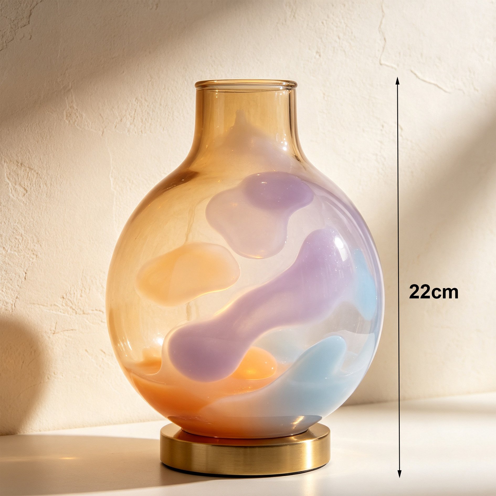 Modern home décor featuring Diffusion Art Glass Vase