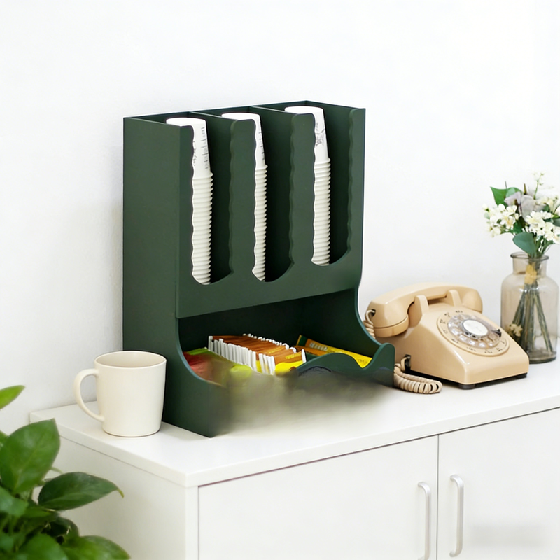 다용도 티백 커피 종이컵 수납함 사무실용