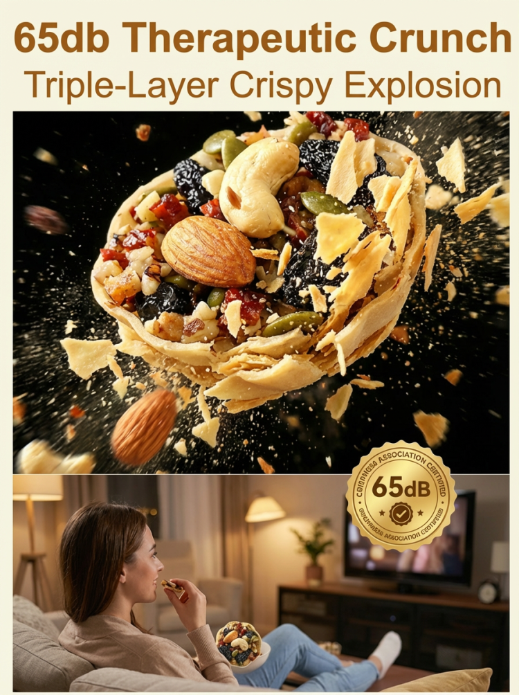 California Golden Nut Crisp Cups –  3-Layer Crunch