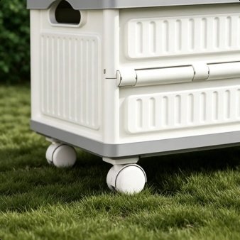 Easy-to-carry foldable camping storage box