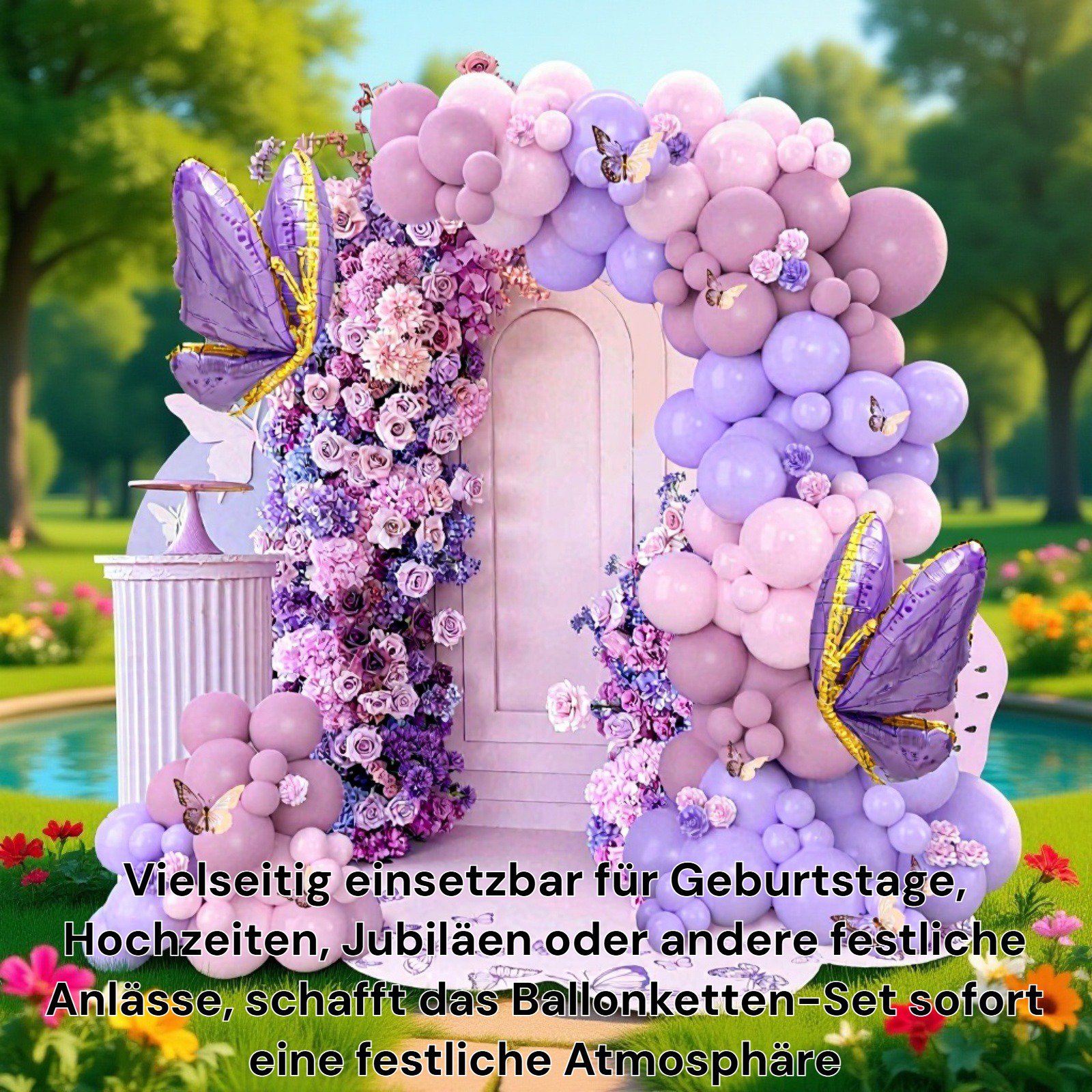 Ballonketten-Set für festliche Dekorationen