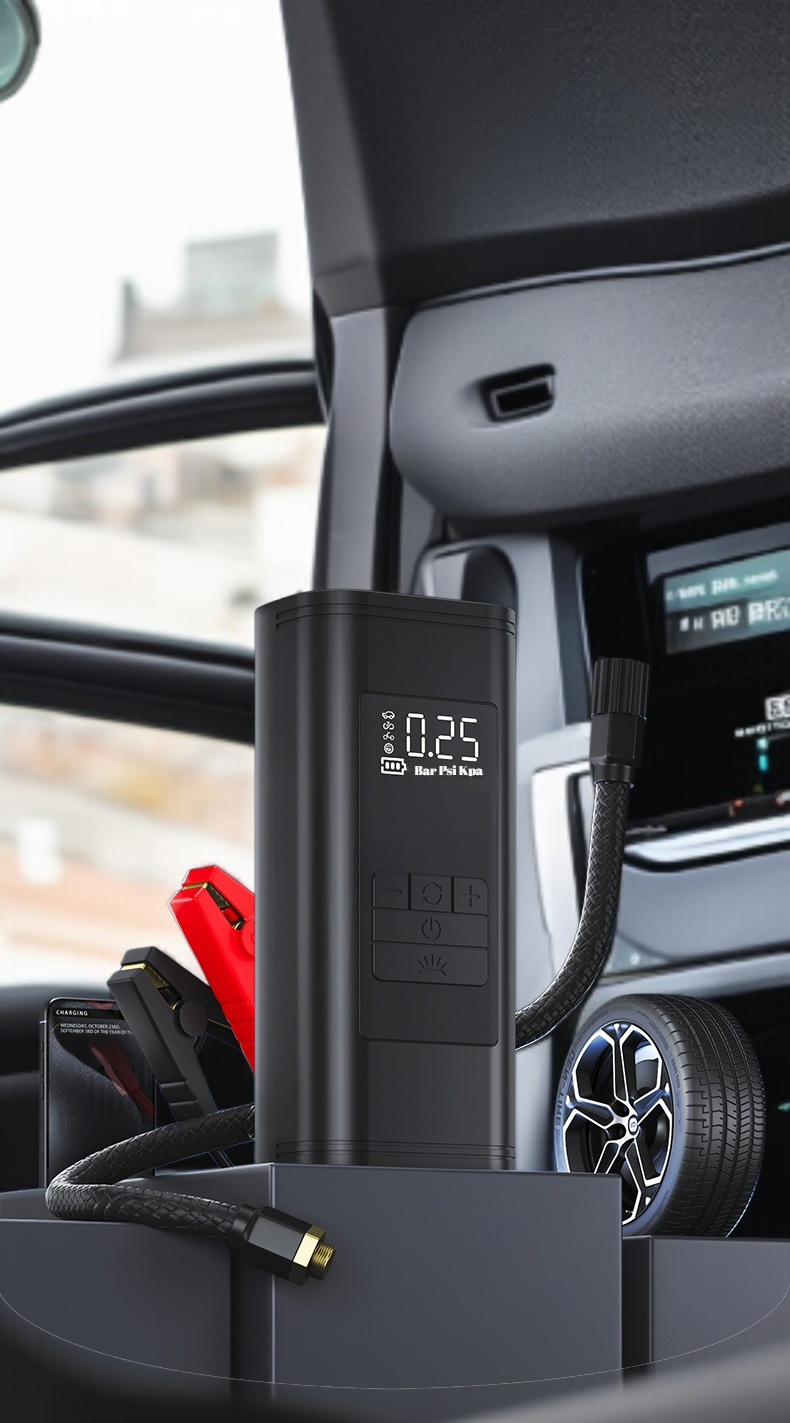 Kabellose Autoluftpumpe All-in-One für Autos