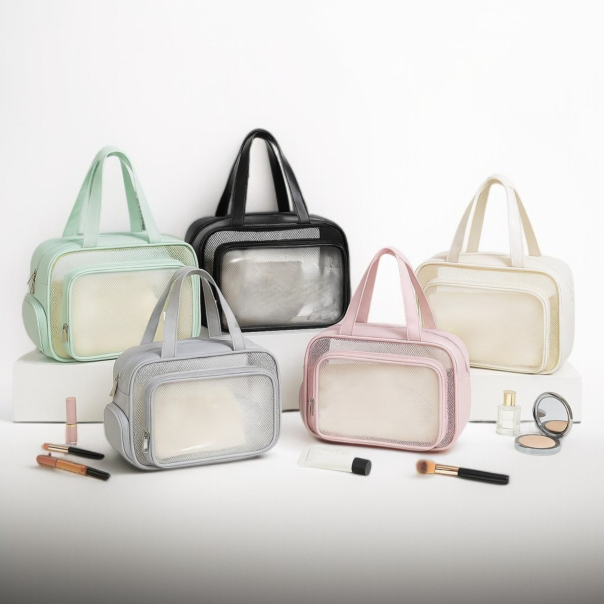 건습 분리형 화장품 보관백