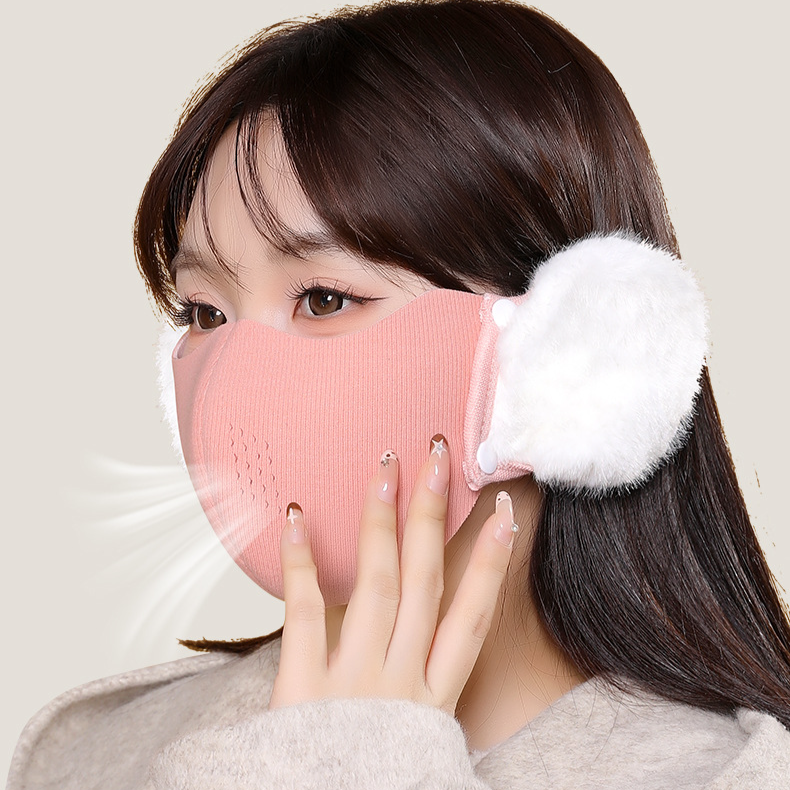 冬季保暖可拆卸二合一护耳口罩
