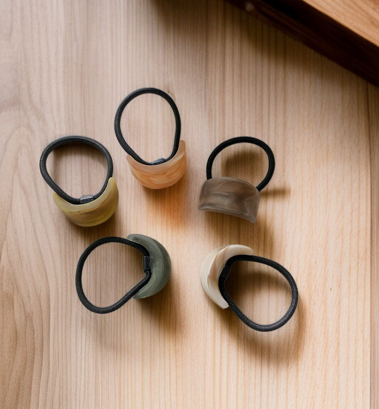 高彈力髮圈適合各種髮質說明圖