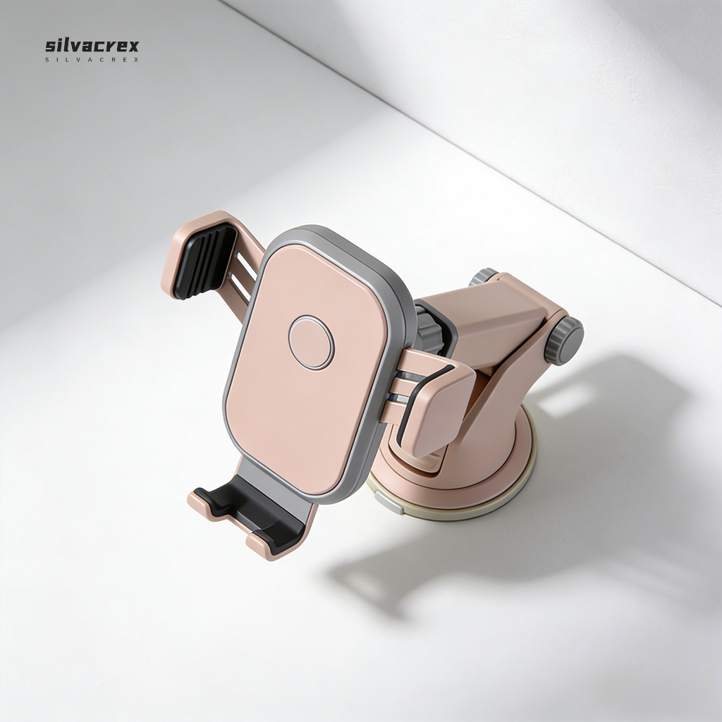 車內安裝手機支架示意圖