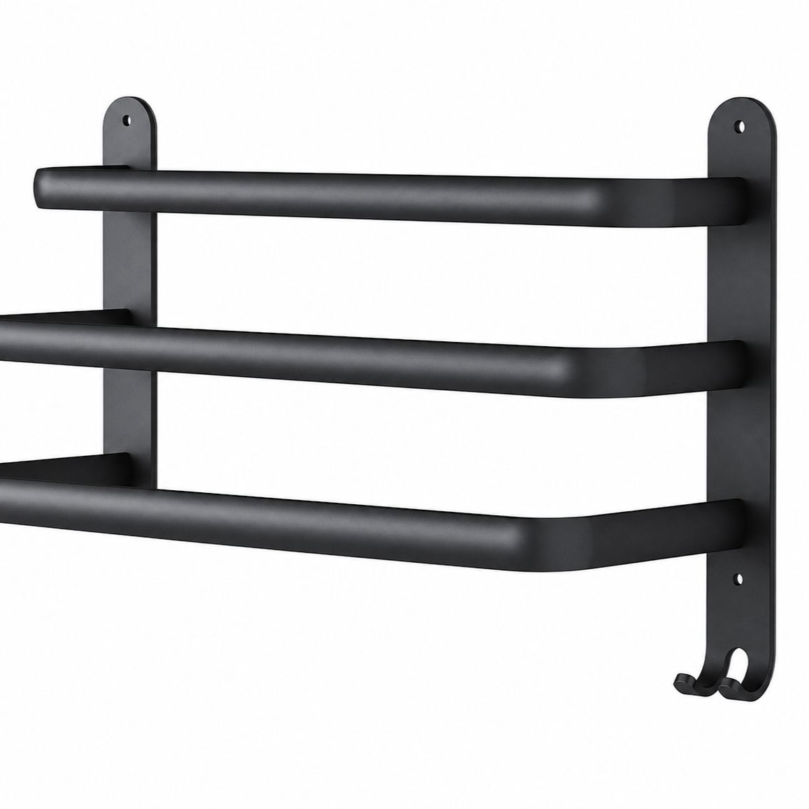 Porte-serviettes, étagère de salle de bain, sans perçage, étagère de rangement, porte-serviettes com