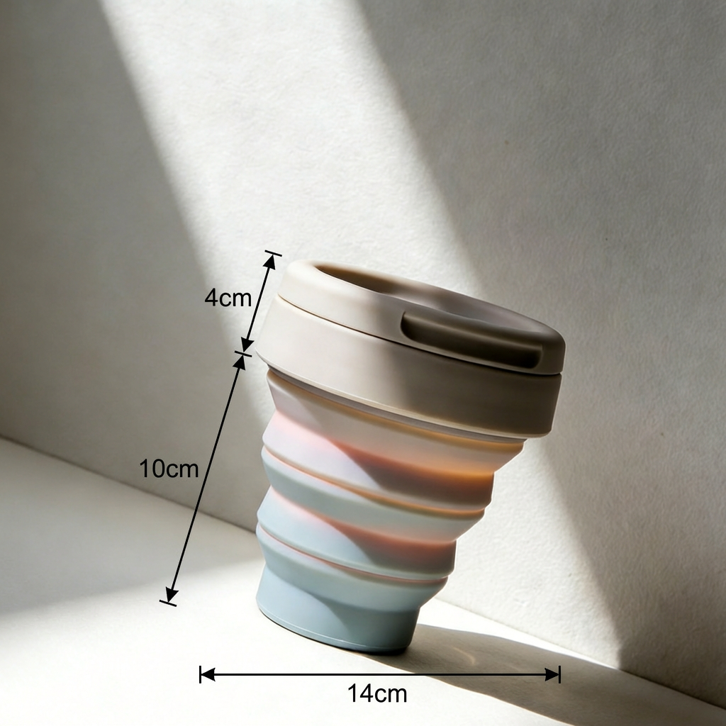 アウトドアや旅行に最適な携帯用ウォーターカップ