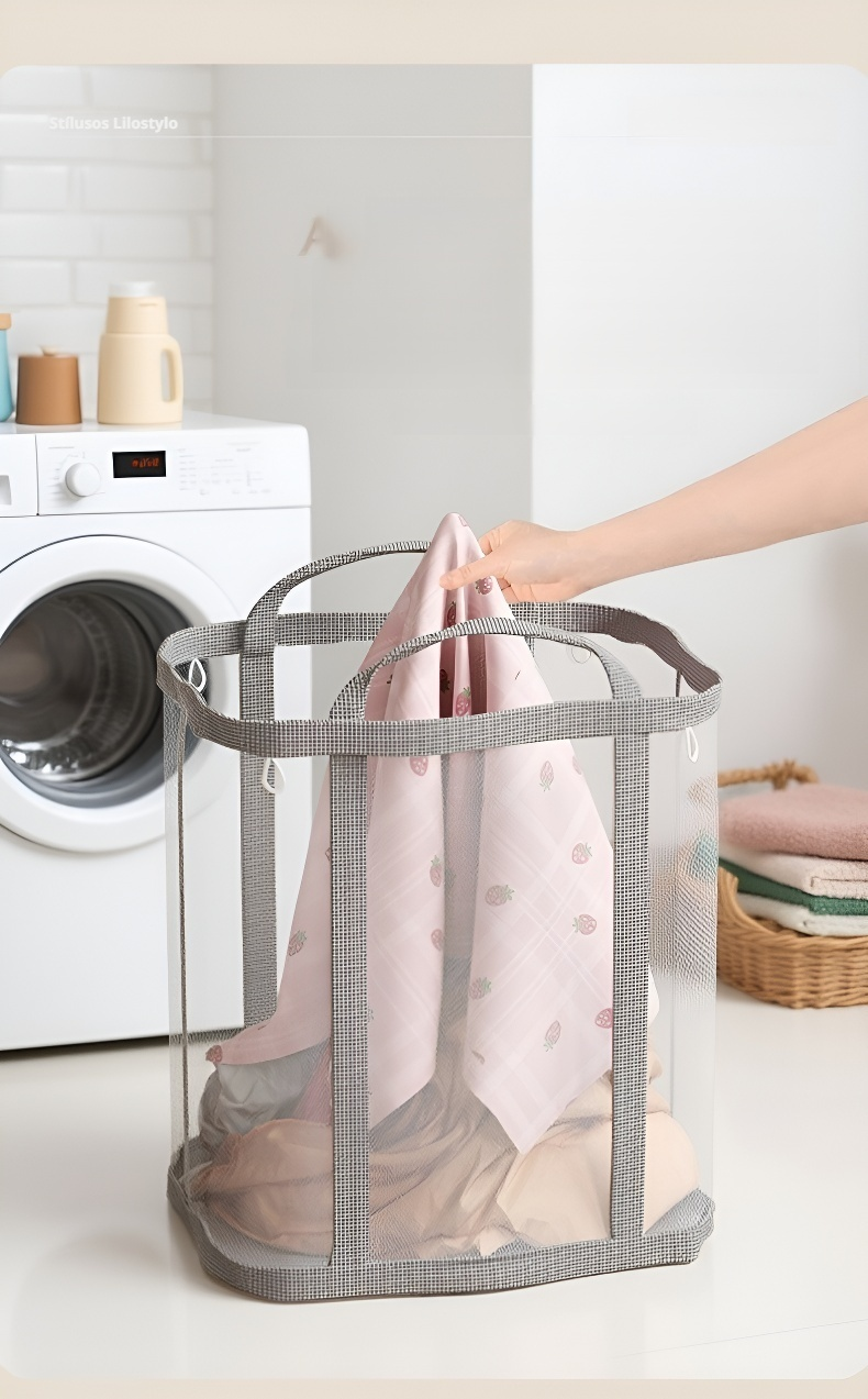 Praktikus fürdőszobai tároló szennyes ruhákhoz