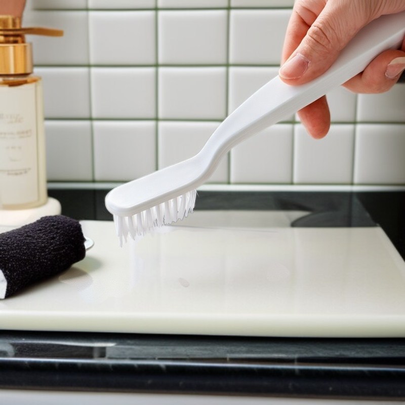 Cepillo limpiador multifuncional para baño, hecho en Japón, cepillo para ranuras de azulejos y baño