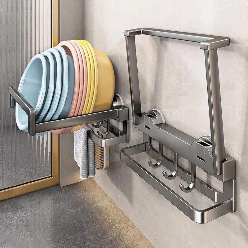 Soporte de pared para lavabos y tazones