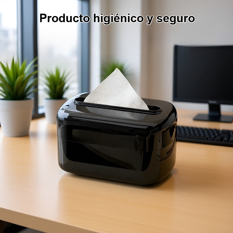 Detalle de pañuelos absorbentes saliendo de la caja