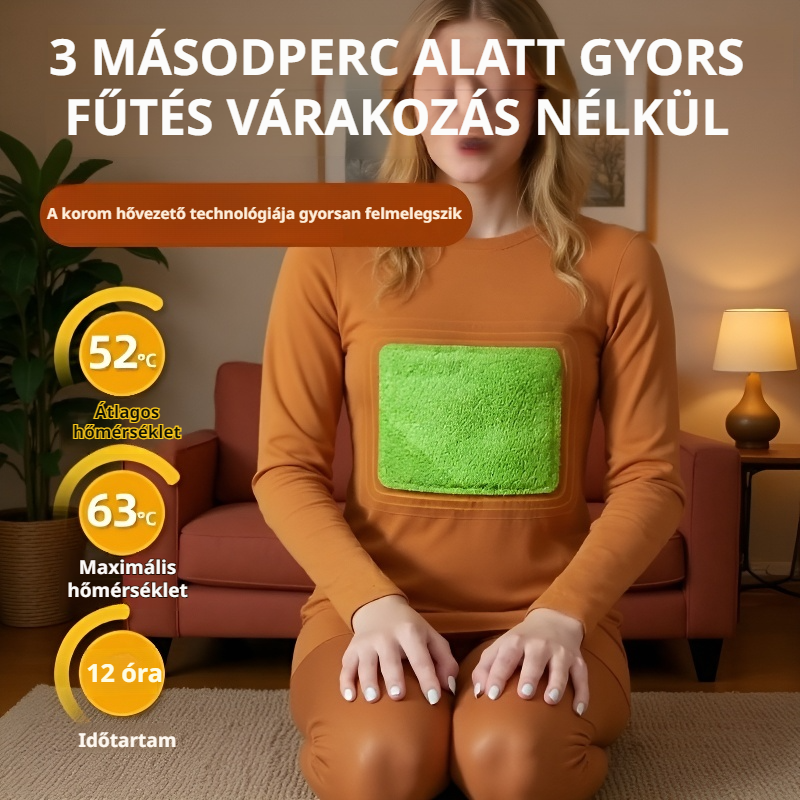 Melegítő gyógynövényes öntapadó tapasz a hideg ellen és a gyomor melegen tartására