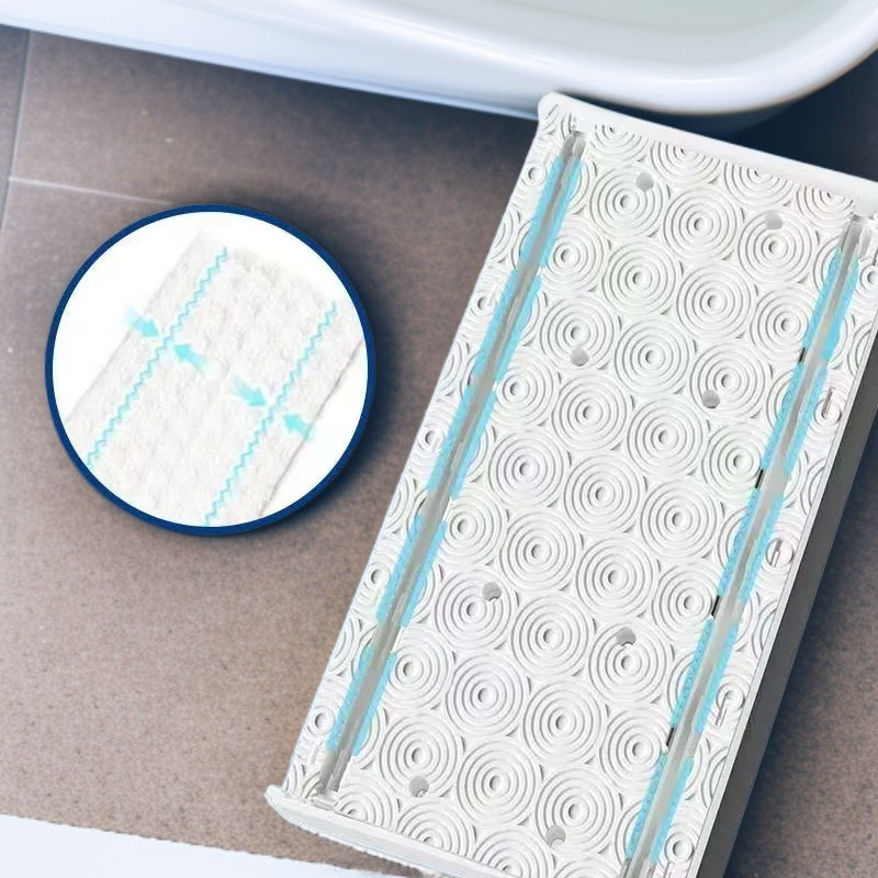 가정용 세면대 밀대 교환 종이 2차 이용 작은 밀대 자동 정전기 밀대 게으름뱅이 세면대 작은 밀대