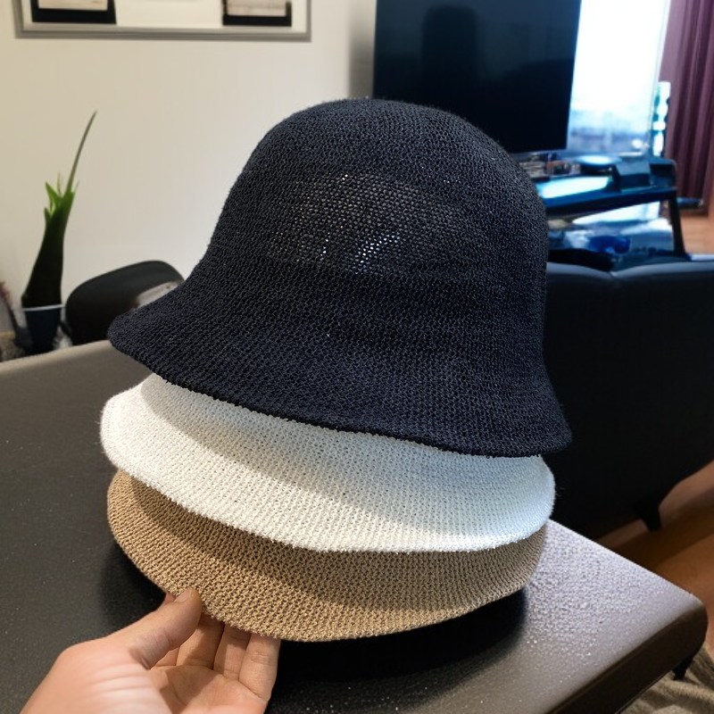 和風の芸術的な無地漁師帽