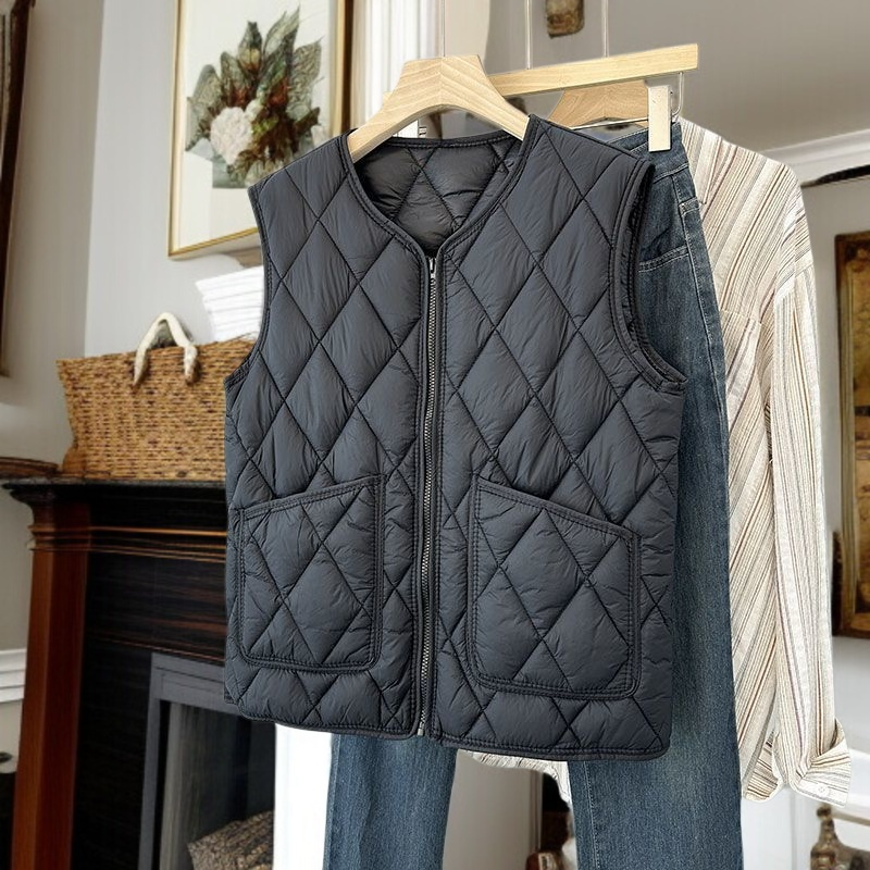 Women's lightweight down cotton vest