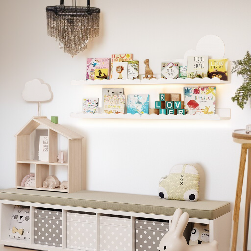 Massivholz Schlafzimmer Wandregal Wandaufbewahrung Regal