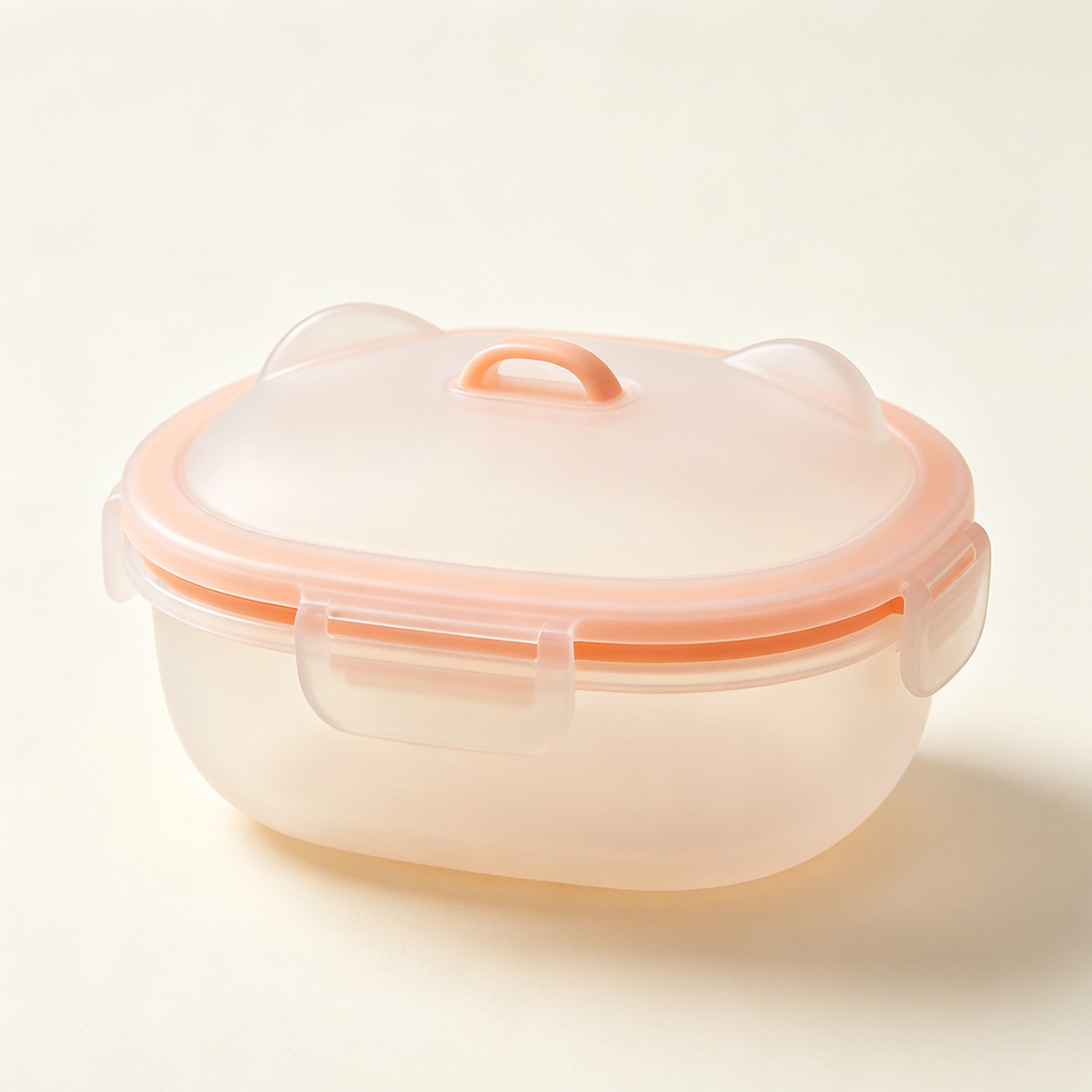 猫耳型ソフトライト食品保存容器