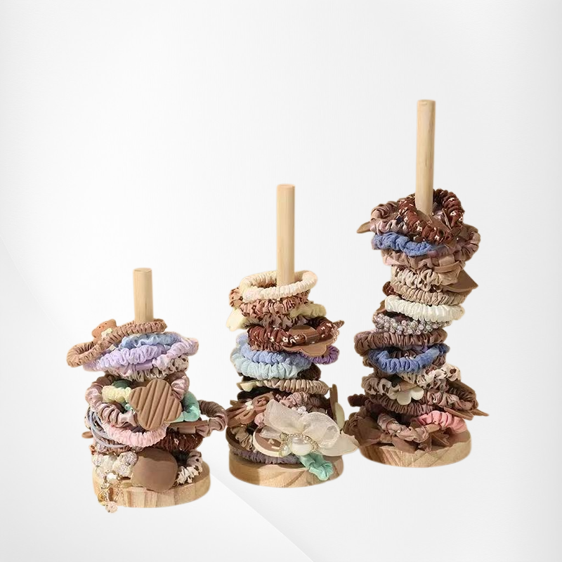 創意實木繩收納架