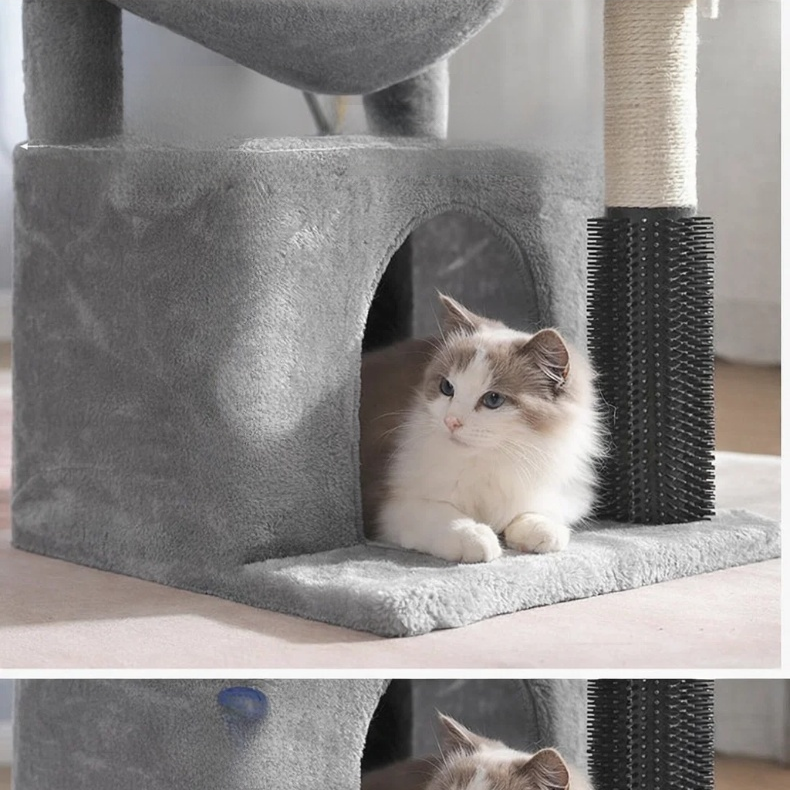 Cat climbing shelf for cats Sisal design scratching pillar jumping platform litter dumping cat tree
