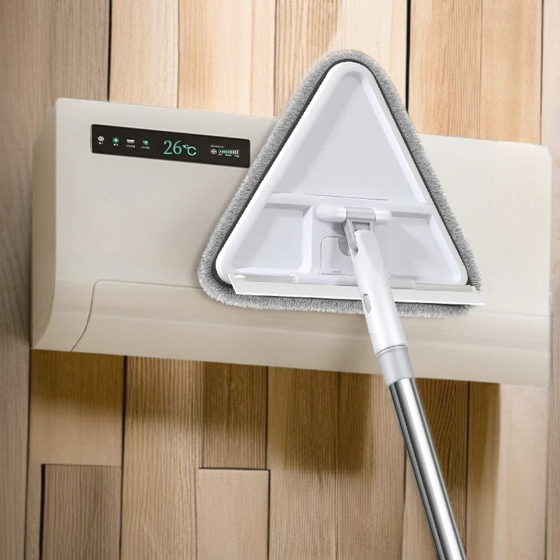 家庭用高層折りたたみ多機能三角モップ 伸縮調節可能なクリーン天井 窓拭きに最適
