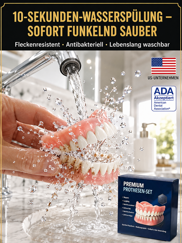ADA-zertifizierte medizinische Zahnprothese