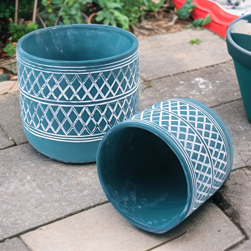 Indoor Balcony Creative Ceramic Green Plant Pot