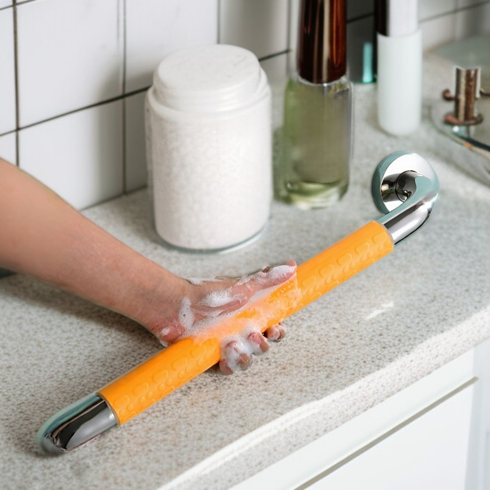 인체공학적 디자인의 노인 안전 손잡이