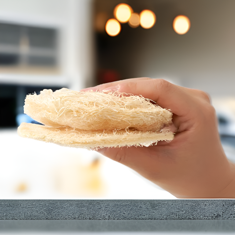 哈密瓜果肉清潔海綿