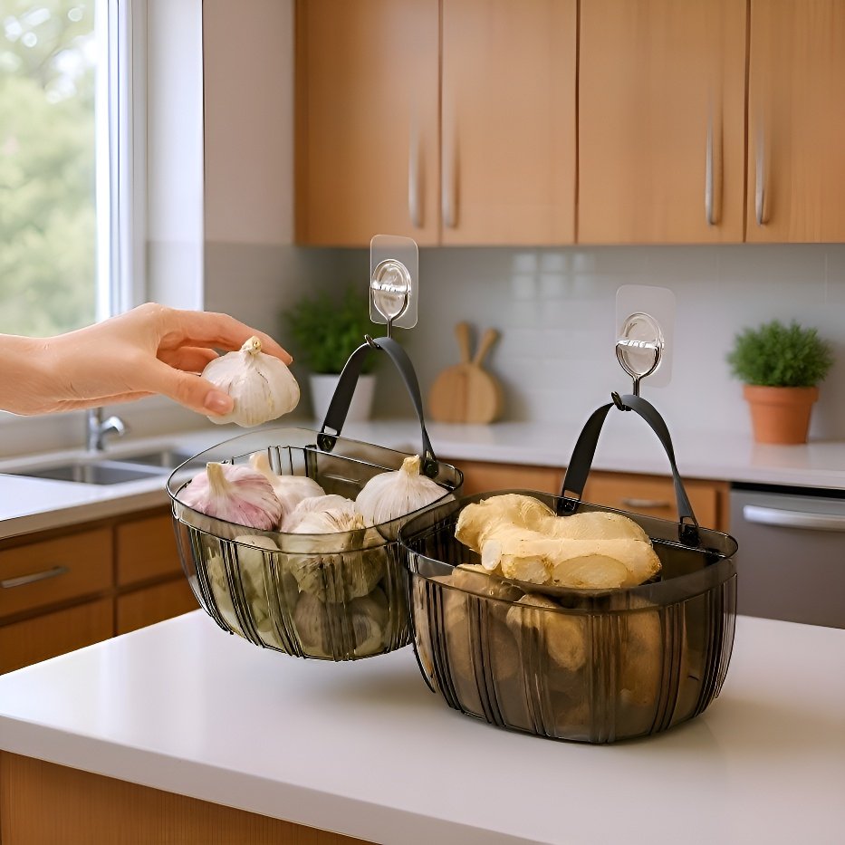 양파, 생강, 마늘 보관 바구니