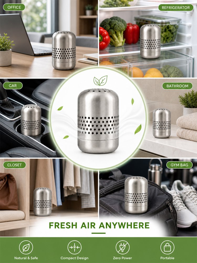 [Effect lasts for 10 years] Refrigerator deodorizer