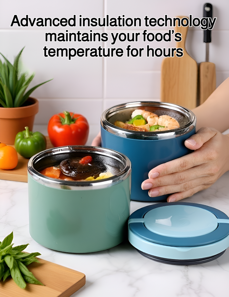 Large capacity portable lunch box for school and work