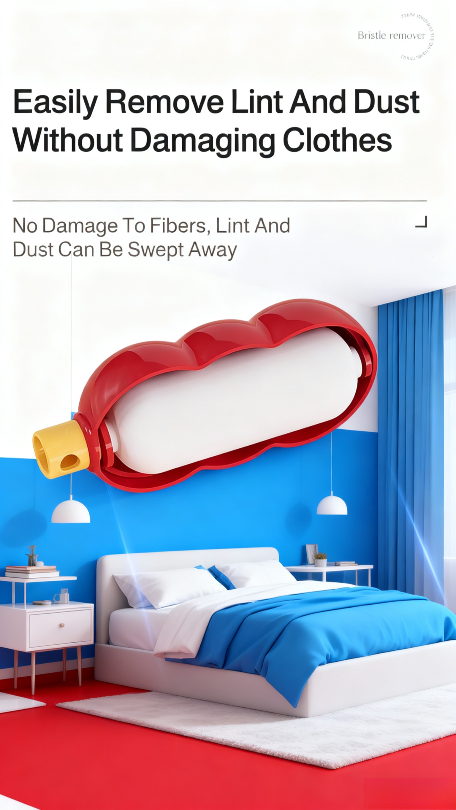 Compact lint roller for confectionery cleaning