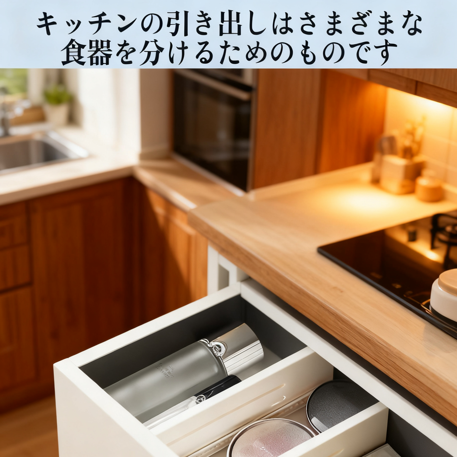 多機能キッチン食器仕切り板