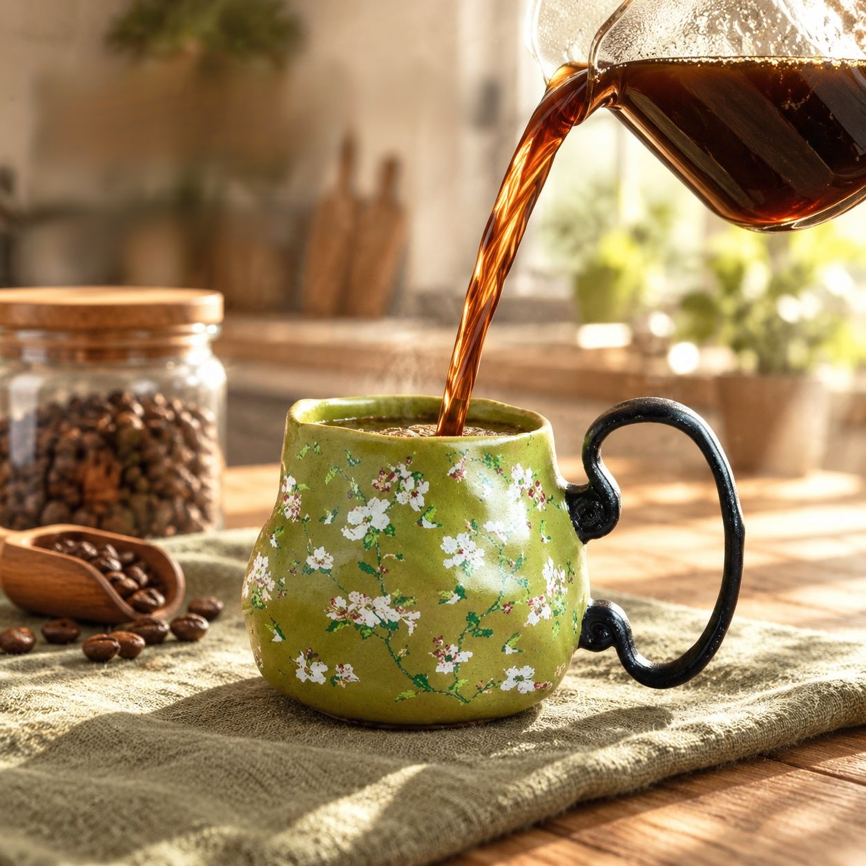 Vintage Handmade Ceramic Mug