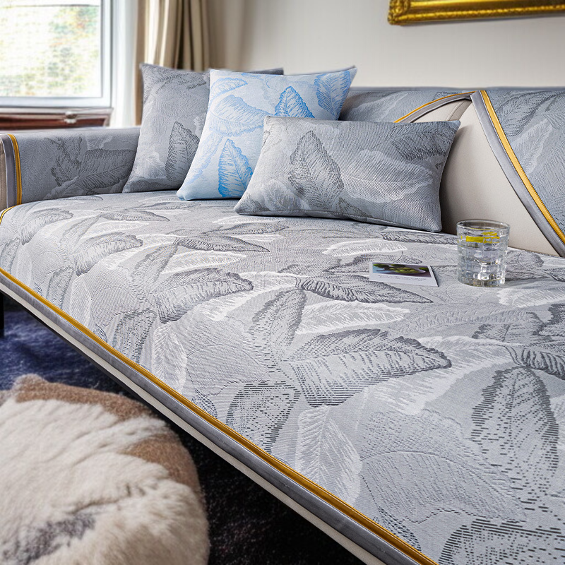 レザーソファークッションアイスシルクカバークロス 夏の滑り止め涼しい感じクッションクーラーカバーカバー