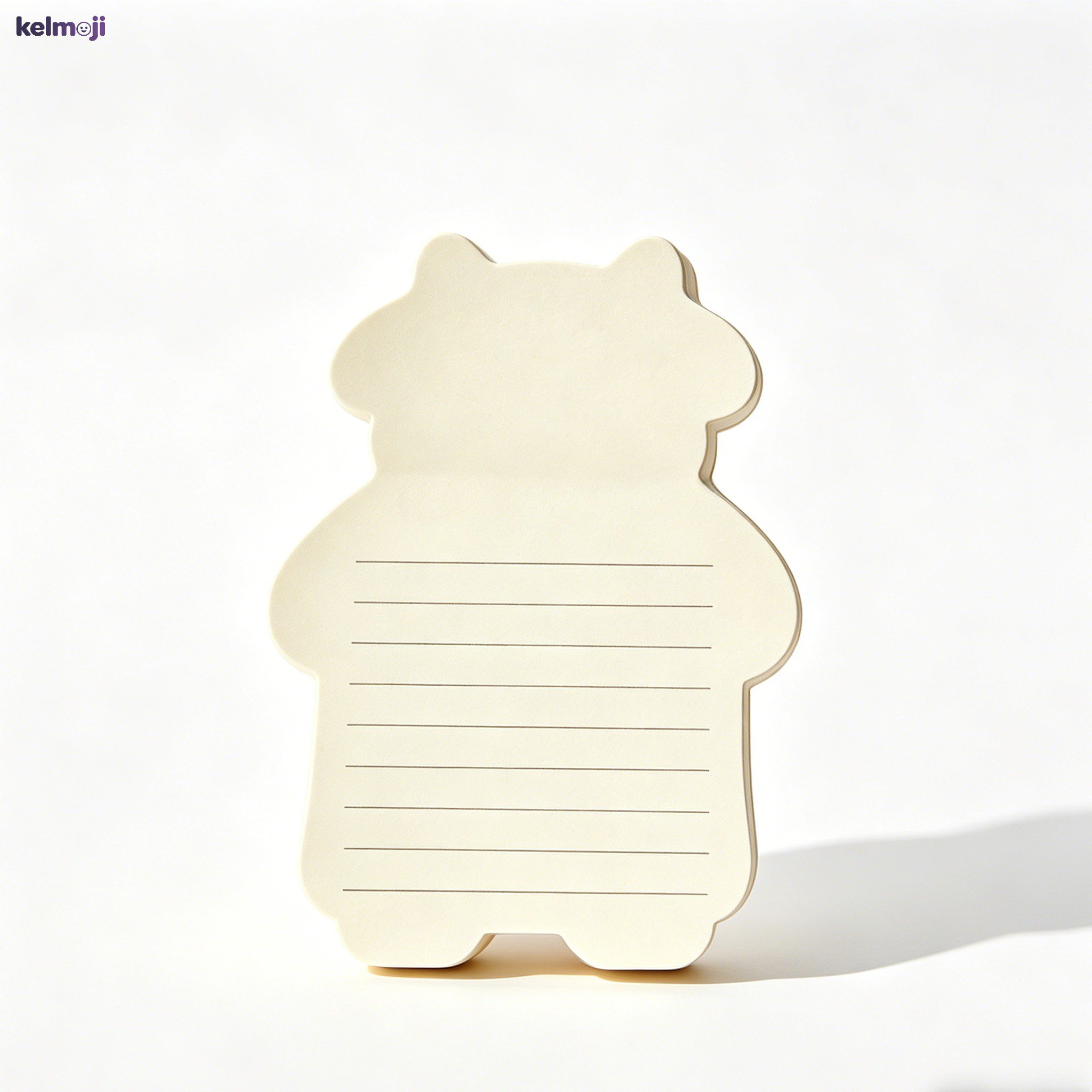 High-quality notepad paper close-up view