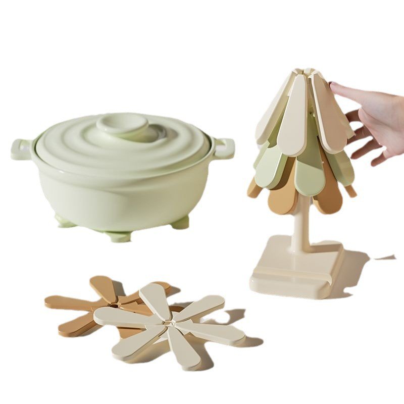 滑り止め付きシリコン食卓マット