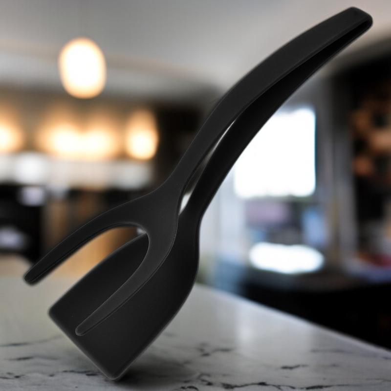 Nylon Steak-Clip gebratener Fisch Omelette-Clip 2-in-1 Lebensmittel-Clip Spatel Toastdose Clip Spate