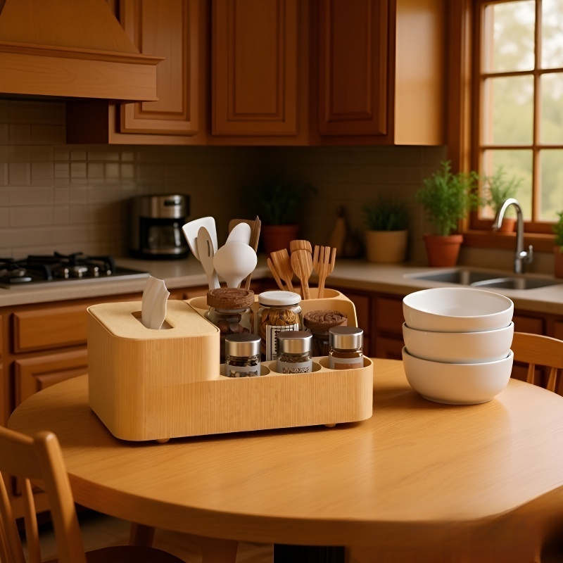 집안 인테리어에 어울리는 휴지통과 케이스