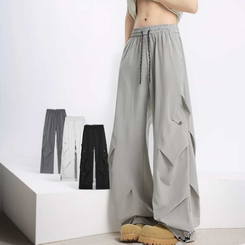 디자인감 빈티지 캐주얼 팬츠 캐주얼 남성 팬츠 봄여름 카고 팬츠 아메리칸 팬츠